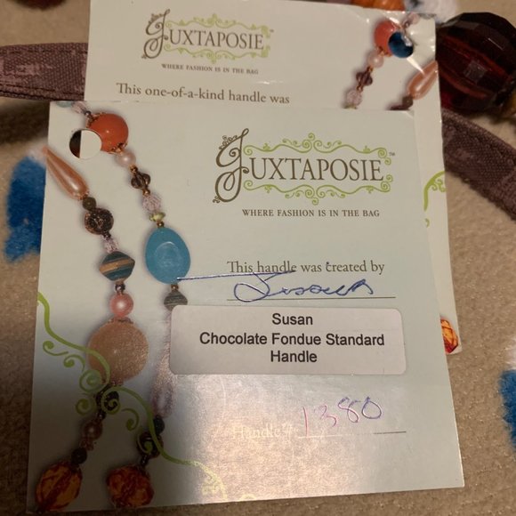 JUXTAPOSIE Handbag/Purse & Wallet Set, Interchangeable Straps Made in Uganda - Picture 4 of 11